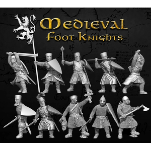 Victrix: Medieval Foot Knights (plastic) (32)
