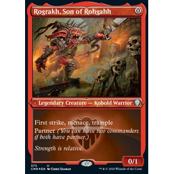 Magic löskort: Commander Legends: Rograkh, Son of Rohgahh (Etched Foil)