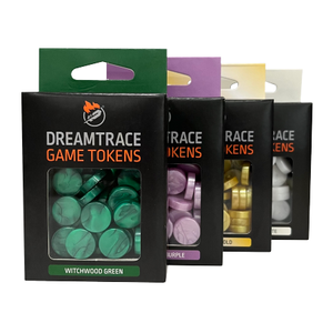Dreamtrace Game Tokens: Dragonscale Amber