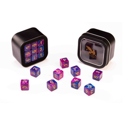 D6 Series: Marble, Blue & Purple - 18-die Set