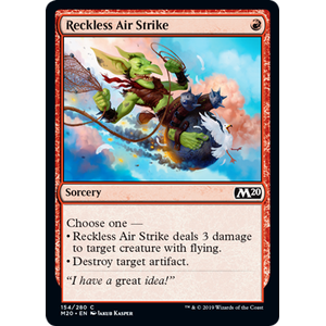 Magic löskort: Core Set 2020: Reckless Air Strike (Foil)