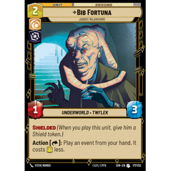 Star Wars: Unlimited Löskort: Spark of Rebellion: Bib Fortuna, Jabba's Majordomo