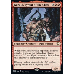Magic löskort: Commander: Streets of New Capenna: Kazuul, Tyrant of the Cliffs