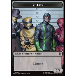 Magic löskort: Commander: Marvel Super Heroes: Villain Token (B 2/1) // Robot Villain Token (A 2/2)