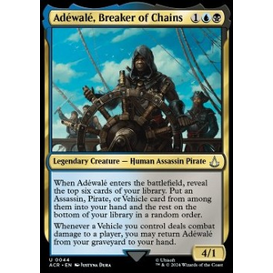 Magic löskort: Assassin's Creed: Adéwalé, Breaker of Chains