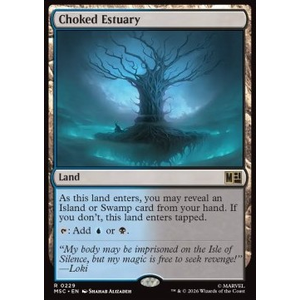 Magic löskort: Commander: Marvel Super Heroes: Choked Estuary