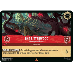 Lorcana Löskort: Whispers in the Well: The Bitterwood - Underground Forest (Foil)