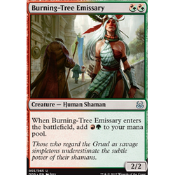 Magic löskort: Duel Decks: Mind vs Might: Burning-Tree Emissary