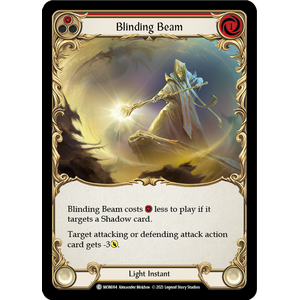 FaB Löskort: Monarch 1st Edition: Blinding Beam (Red) (Rainbow Foil)