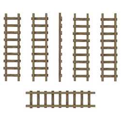 Green Stuff World: 3D Printed Resin Set - Small Wooden Ladders (6) (1:48-1:35)
