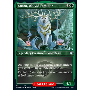 Magic löskort: Commander Legends: Anara, Wolvid Familiar (Foil)