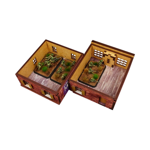 Pre-Painted WW2 Normandy Café (15mm)