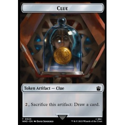 Magic löskort: Universes Beyond: Doctor Who: Clue Token // Copy Token