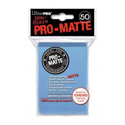 Card Sleeves Standard Pro-Matte Light Blue (50) (Ultra Pro)
