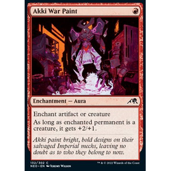 Magic löskort: Kamigawa: Neon Dynasty: Akki War Paint