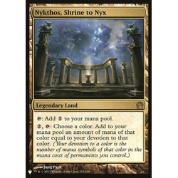 Magic löskort: The List: Nykthos, Shrine to Nyx