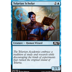 Magic löskort: Core Set 2019: Tolarian Scholar