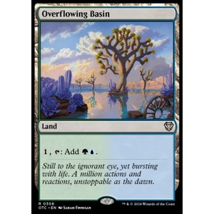Magic löskort: Commander: Outlaws of Thunder Junction: Overflowing Basin