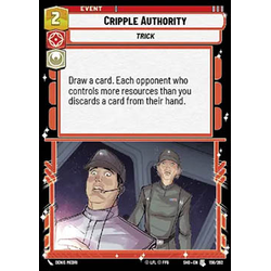 Star Wars: Unlimited Löskort: Shadows of the Galaxy: Cripple Authority
