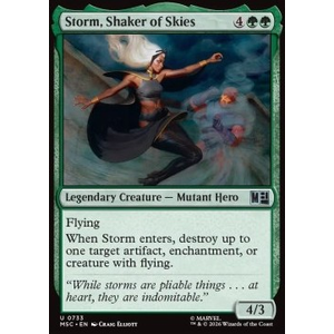 Magic löskort: Commander: Marvel Super Heroes: Storm, Shaker of Skies