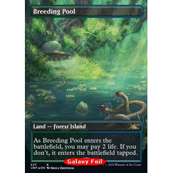 Magic löskort: Unfinity: Breeding Pool (Galaxy Foil)