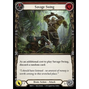 FaB Löskort: Welcome to Rathe - Hero Deck: Savage Swing (Red)