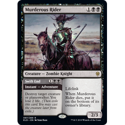 Magic löskort: Throne of Eldraine: Murderous Rider