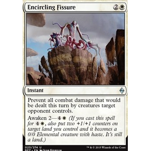 Magic löskort: Battle for Zendikar: Encircling Fissure