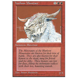 Magic löskort: 4th Edition: Hurloon Minotaur