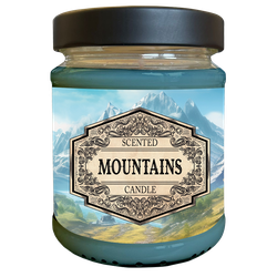 Scented Candle Mountains with Surprise Dice